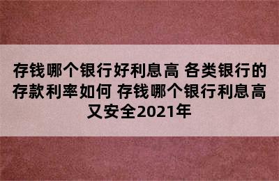 存钱哪个银行好利息高 各类银行的存款利率如何 存钱哪个银行利息高又安全2021年